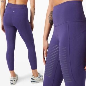 Lululemon Renegade Purple High-Waisted Leggings